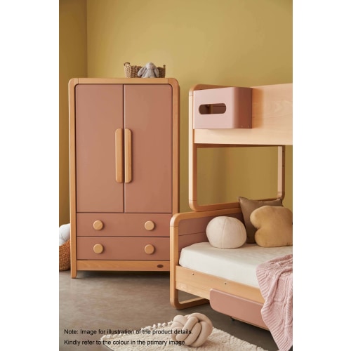 Boori Byron Wardrobe White Kids and Toddlers Storage Furniture